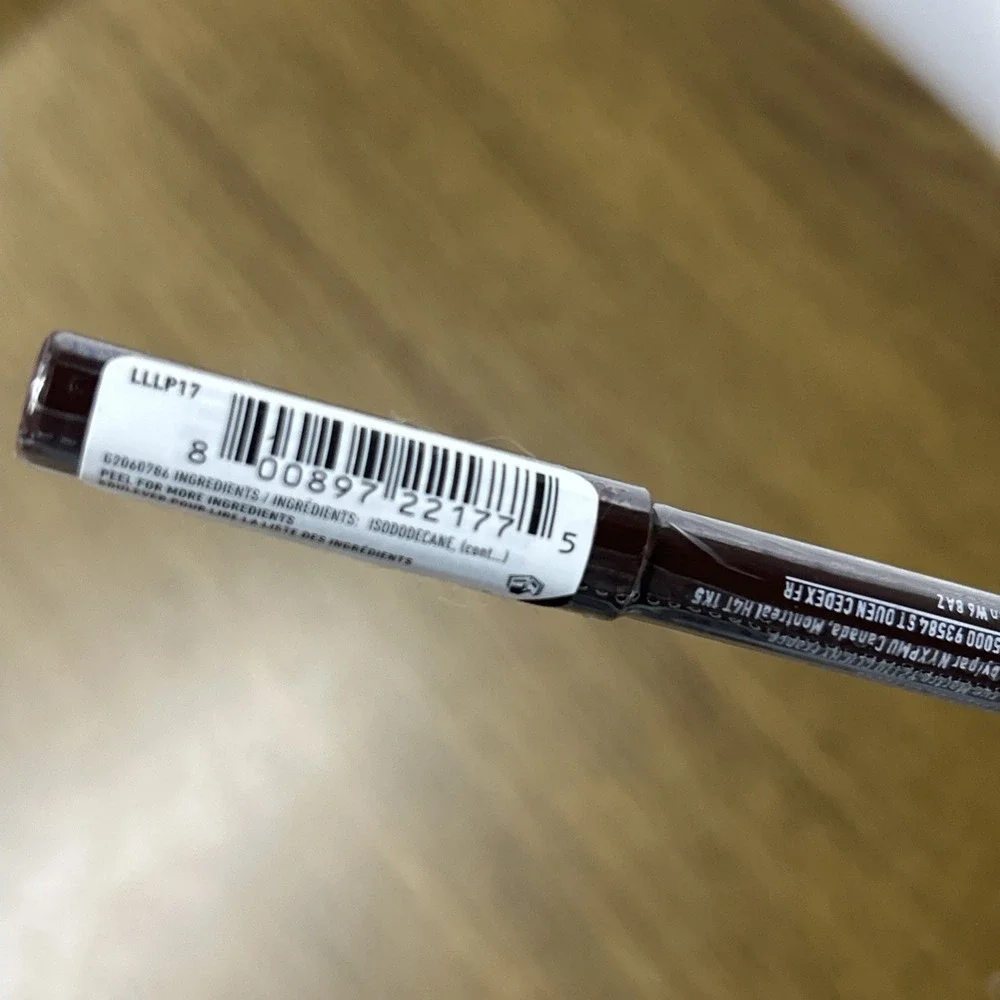 NYX‎ PROFESSIONAL MAKEUP Line Loud Lip Liner  Pencil-REBEL KIND Chocolate Brown - Picture 3 of 3